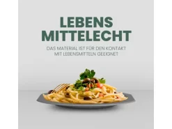 ProHome Kunststoff Teller BPA Frei Ø23 cm Grau 8er Pack