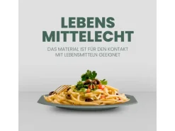 ProHome Kunststoff Teller BPA Frei Ø23 cm Grün 4er Pack