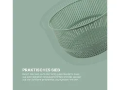 ProHome Salatschleuder 4 Liter Ø25 cm Grün