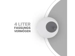 ProHome Salatschleuder 4 Liter Ø25 cm Grau