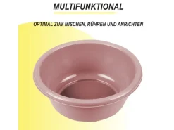 ProHome Schüssel 5er Set Rosa