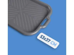 ProHome Serviertablett Anthrazit 53 x 37 x 3 cm