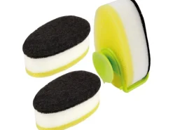 ProHome Spülschwamm 3er Pack Inkl. Saugnapfhalter