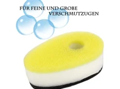 ProHome Spülschwamm 3er Pack Inkl. Saugnapfhalter