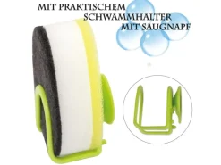 ProHome Spülschwamm 6er Pack Inkl. Saugnapfhalter