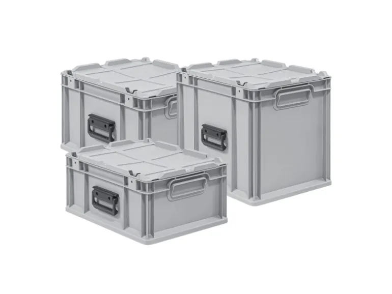 PROREGAL Spar Set 8x Eurobox Nextgen Portable HxBxT 335 x 30 x 40 cm 30 Liter Eurobehälter Transportbox Transportbehälter Stapelbehälter