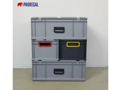 PROREGAL Spar Set 8x Eurobox Nextgen Portable HxBxT 335 x 30 x 40 cm 30 Liter Eurobehälter Transportbox Transportbehälter Stapelbehälter