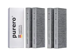PURERO Premium Aktivkohlefilter Ersatzfilter für Bora BASIC Dunstabzug - 4 Stück