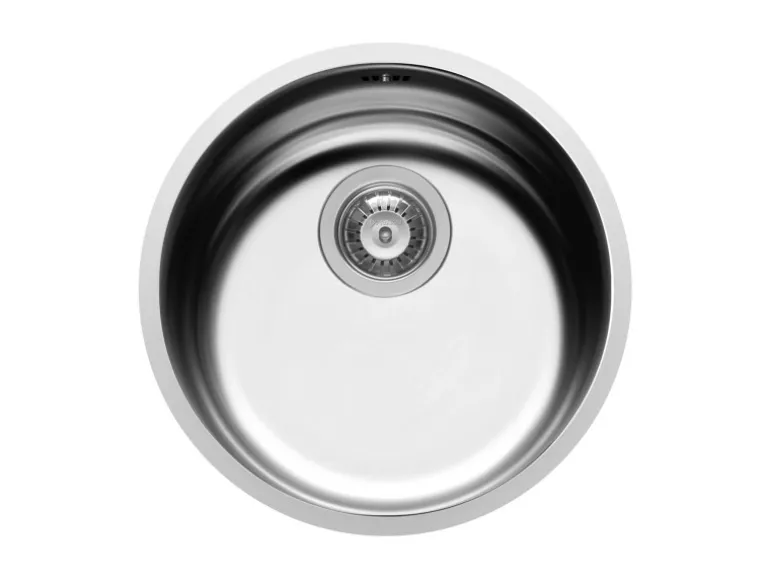 Pyramis Edelstahlbecken CR Ø 43 cm Edelstahl