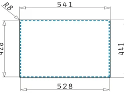 Pyramis Einbaubecken Lydia Edelstahl