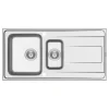 Pyramis Einbauspüle Alea 11/2B 1D 100 cm x 50 cm Edelstahl
