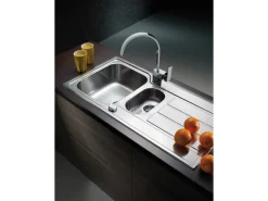 Pyramis Einbauspüle Athena 1 1/2B B 1D Edelstahl