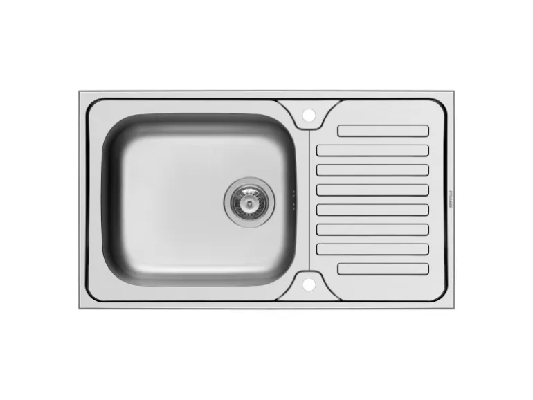Pyramis Einbauspüle Dorian 1B 1D 86 cm x 50 cm Edelstahl