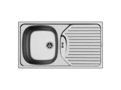 Pyramis Einbauspüle ET 78 1B 1D 78 cm x 43,5 cm Edelstahl