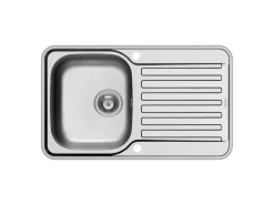 Pyramis Einbauspüle Space Mini 1B 1D 80 cm x 48 cm Edelstahl