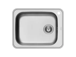 Pyramis Einbauspüle Space Plus 1B 1D 61 cm x 48 cm Edelstahl