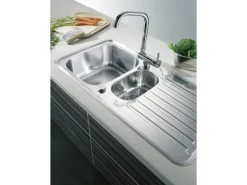 Pyramis Einbauspüle Space Mini 1 1/2B 1D 96 cm x 48 cm Edelstahl