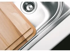 Pyramis Einbauspüle Space Mini 1 1/2B 1D 96 cm x 48 cm Edelstahl