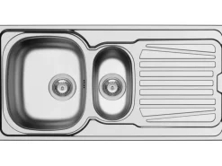 Pyramis Einbauspüle Sparta (100x50) 1 1/2B 1D Edelstahl LEINEN