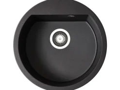 Pyramis Küchenspüle Alazia 51 cm, Pyragranite Carbon