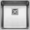 Pyramis Küchenspüle Lume 44 cm x 44 cm 1B Edelstahl poliert