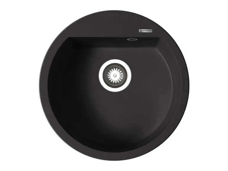 Pyramis Pyragranitespüle Alazia Rund 1B Ø 51 cm Volcano