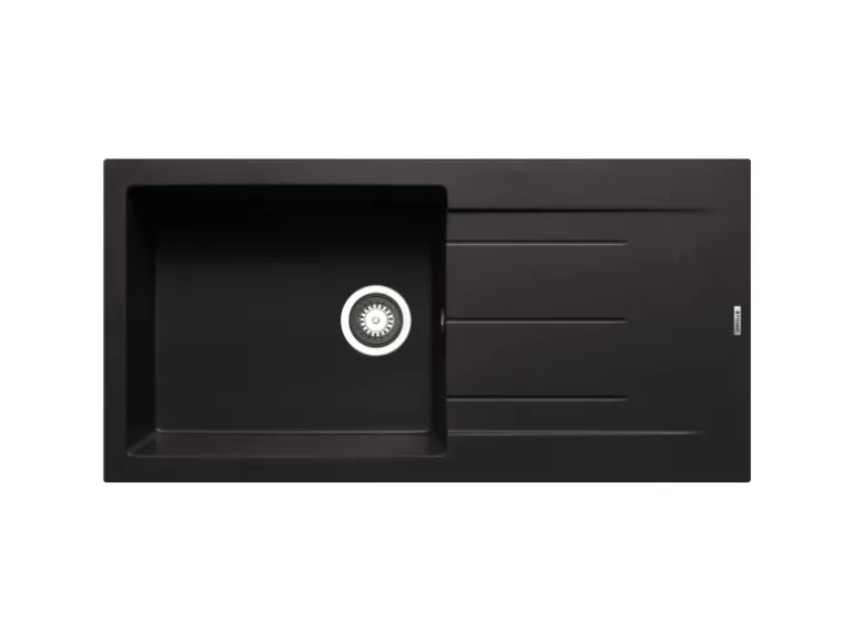 Pyramis Pyragranitespüle Alazia Plus 1B 1D 100 cm x 50 cm Volcano