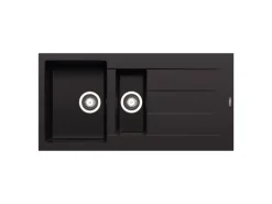 Pyramis Pyragranitespüle Athlos 1 1/2B 1D 100 cm x 50 cm Volcano