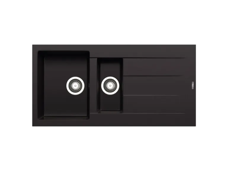 Pyramis Pyragranitespüle Athlos 1 1/2B 1D 100 cm x 50 cm Volcano