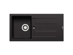 Pyramis Pyragranitespüle Athlos 1B 1D 86 cm x 43,5 cm Volcano