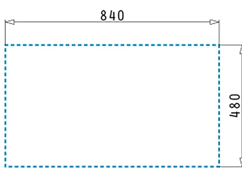 Pyramis Pyragranitespüle Athlos 1 1/4B 1D 86 cm x 50 cm Volcano