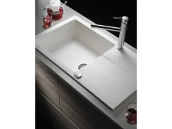 Pyramis Pyragranitespüle Athlos Plus 1B 1D 86 cm x 50 cm Volcano