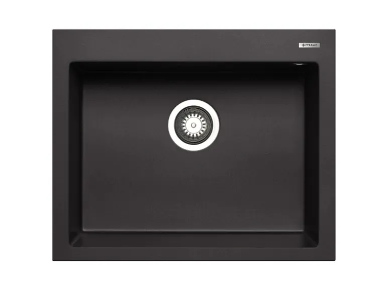 Pyramis Pyragranitespüle Istros 1B 61 cm x 50 cm Volcano