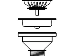 Pyramis Siebkorbventil 92 mm manuelle Betätigung