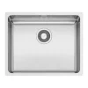 Pyramis Spülbecken Lydia 1B Flacheinbau Edelstahl 50 cm x 40 cm