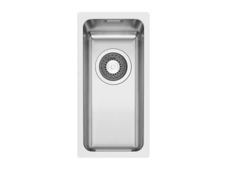 Pyramis Spülbecken Lydia 1B Flacheinbau Edelstahl 18 cm x 40 cm