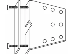 Pyramis Stabilisierungsplatte für schwere Armaturen
