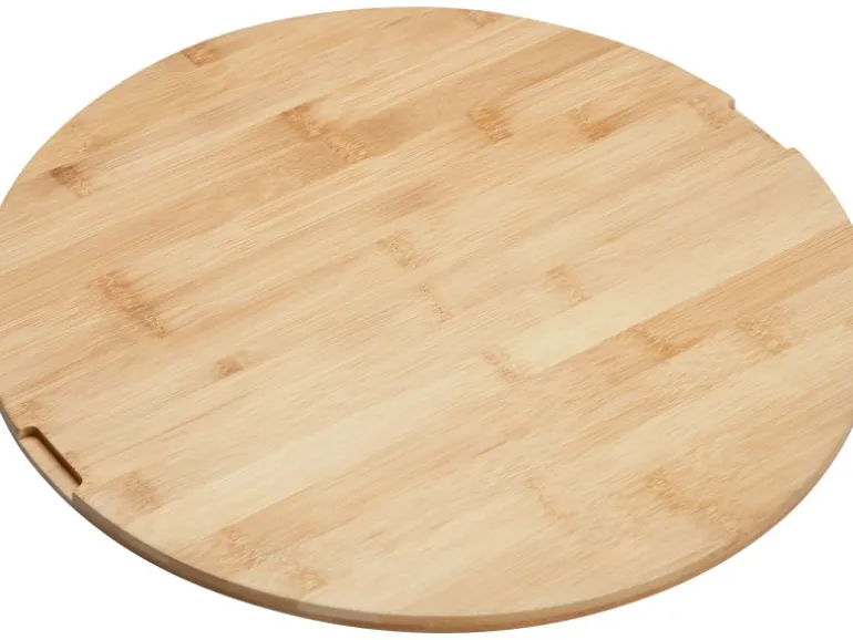 Raucharmer Holzkohlegrill Ø 37,3 x 37 cm inkl. Bambus-Schneidebrett