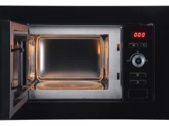 Respekta Buffet mit Mikrowelle zu Küchenzeile Marleen Artisan-Eiche Grau Matt