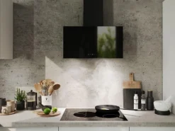 Respekta Dunstabzugshaube Lio Kopffrei 93 cm x 59,5 cm x 27 cm Schwarz