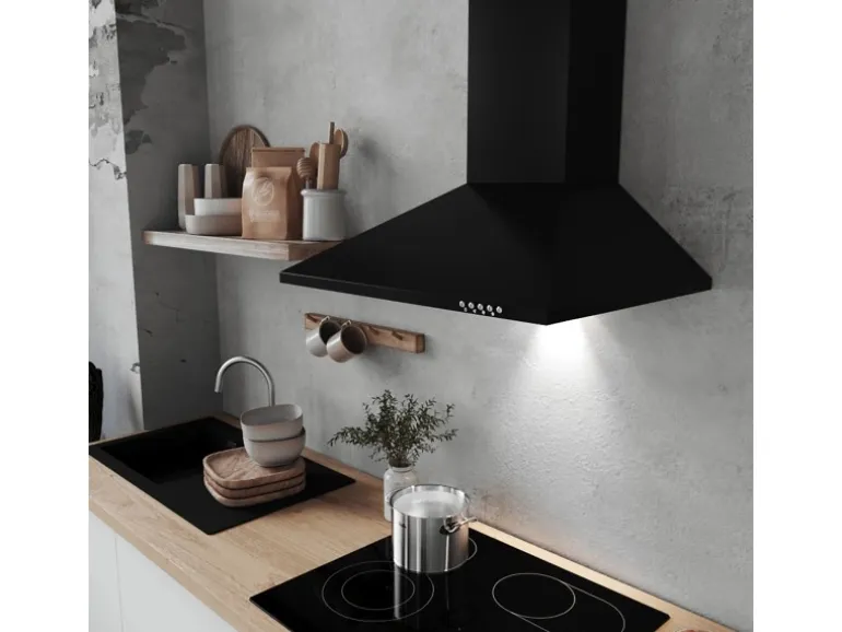 Respekta Dunstabzugshaube Karena CH22055SA Schwarz