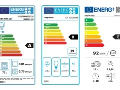 Respekta Economy Küchenzeile KB220WWBSC 220 cm Weiß-Beton Optik