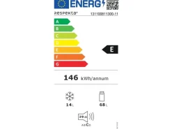 Respekta Economy Küchenzeile KB150BGMIC 150 cm Grau-Buche