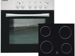 Respekta Economy Küchenzeile KB210ESGSC 210 cm Grau-Eiche Sägerau