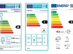 Respekta Economy Küchenzeile KB220ESSSC 220 cm Schwarz-Eiche Sägerau Glänzend