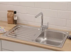Respekta Edelstahlspüle Riverside 86 cm x 50 cm