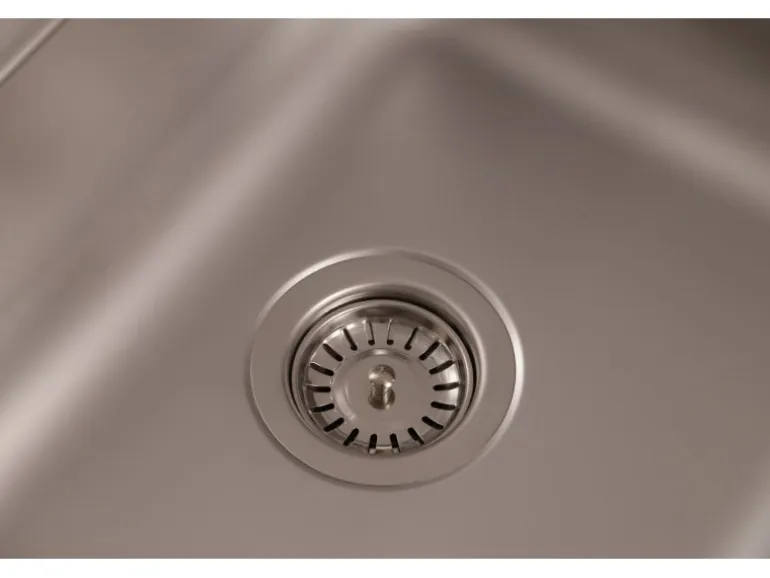 Respekta Edelstahlspüle Riverside 86 cm x 50 cm