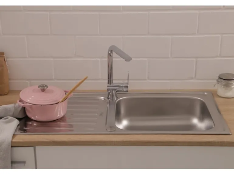 Respekta Edelstahlspüle Riverside 100 cm x 50 cm