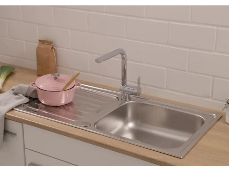 Respekta Edelstahlspüle Riverside 100 cm x 50 cm