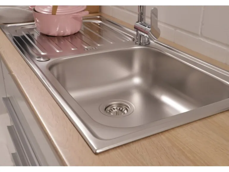 Respekta Edelstahlspüle Riverside 100 cm x 50 cm